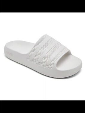 adidas White Adilette Ayoony Slide Sandal